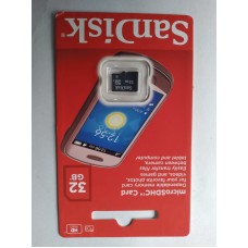 Sandisk 32 GB microSDHC Card Memory card