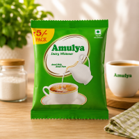 Amulya Dairy Whitener Sachet 10g | High Fat Dairy Whitener | Tea & Coffee Creamer