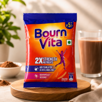 Bournvita Health Drink Sachet 13.4g | Chocolate Nutrition Drink Mix | 2X Strength Nutrients