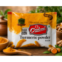 Cookme Turmeric Powder (Haldi Powder) 50g | Pure Ground Turmeric Spice