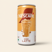 Nescafe Iced Latte Ready to Drink Coffee Can 170ml | Chilled Coffee Beverage