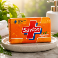 Savlon Glycerin Bathing Soap Bar 100g | Soft Skin | Protects from 99.9% Germs