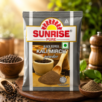 Sunrise Pure Kali Mirch Powder 50g | Premium Black Pepper Powder for Cooking
